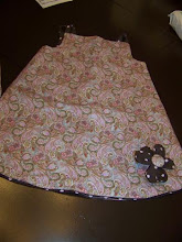 Reversible A Line with tab and ribbon shoulder closure. Dress or Top Lined- Starting at $32