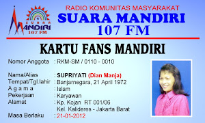 Kartu Fans Club 107 FM