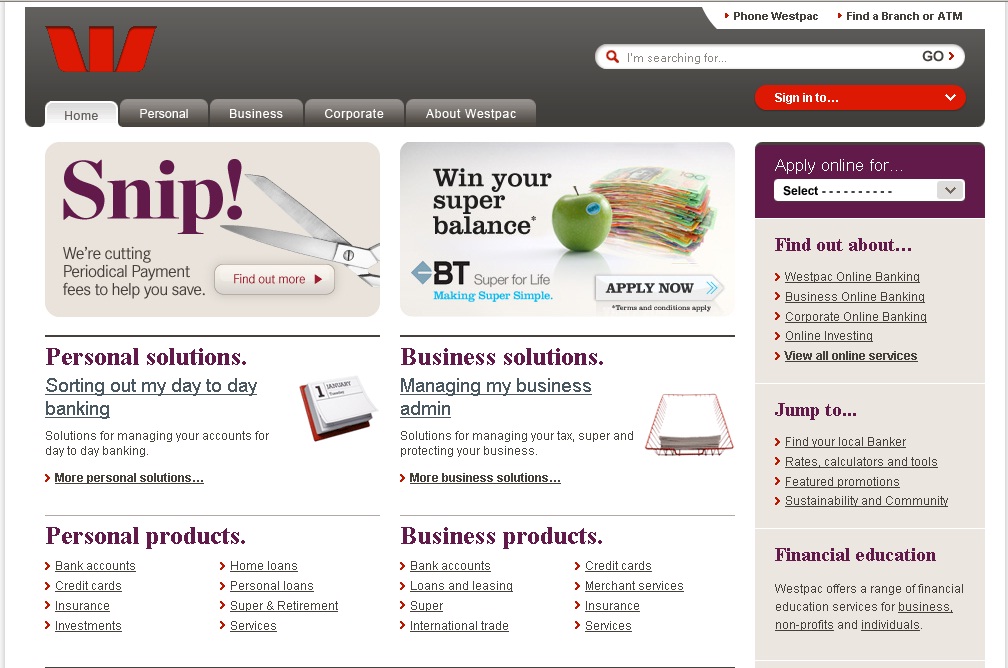 WESTPAC BANKING ONLINE westpac banking online: