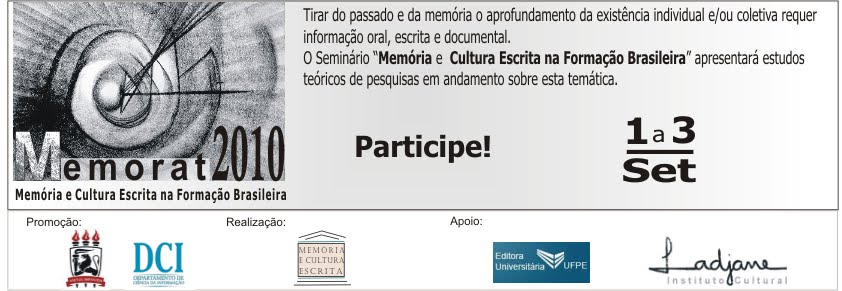 Seminário Memorat 2010