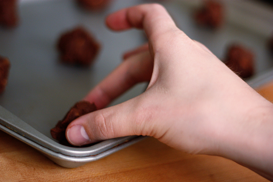 love and butter chewy chocolate peanut butter cookies