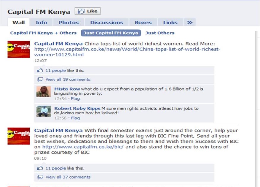 Digital Marketing in Kenya The Top 5 Facebook Fanpages of Kenya!!