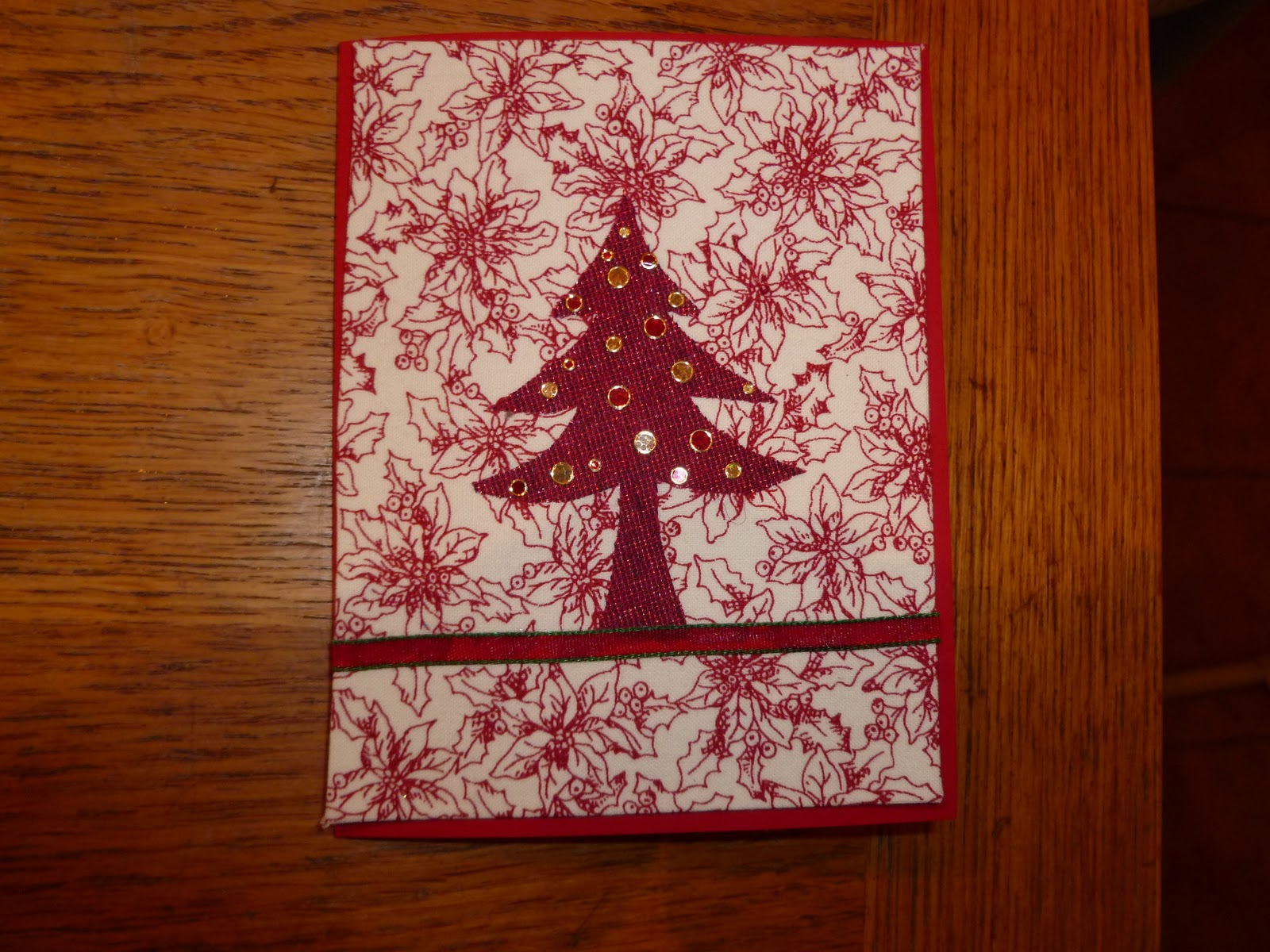 Milo's Cave: Fabric Christmas Card Tutorial
