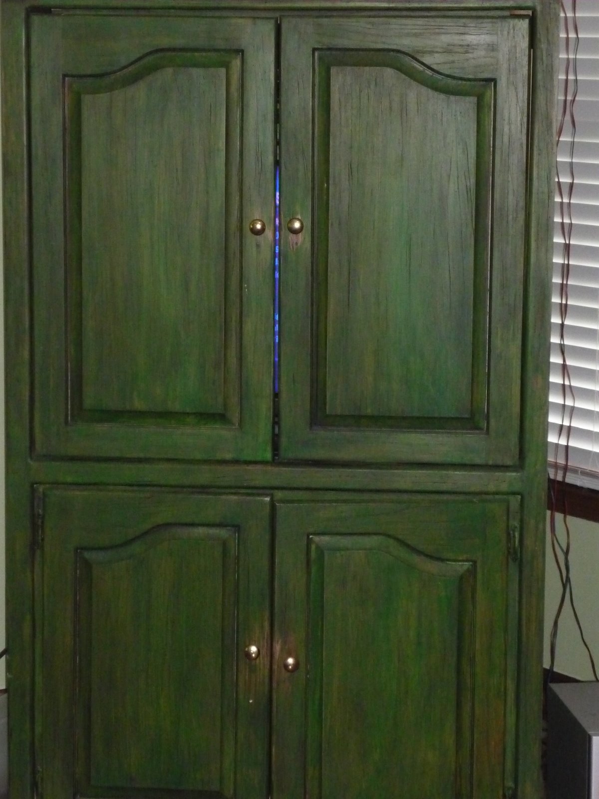 green armoire