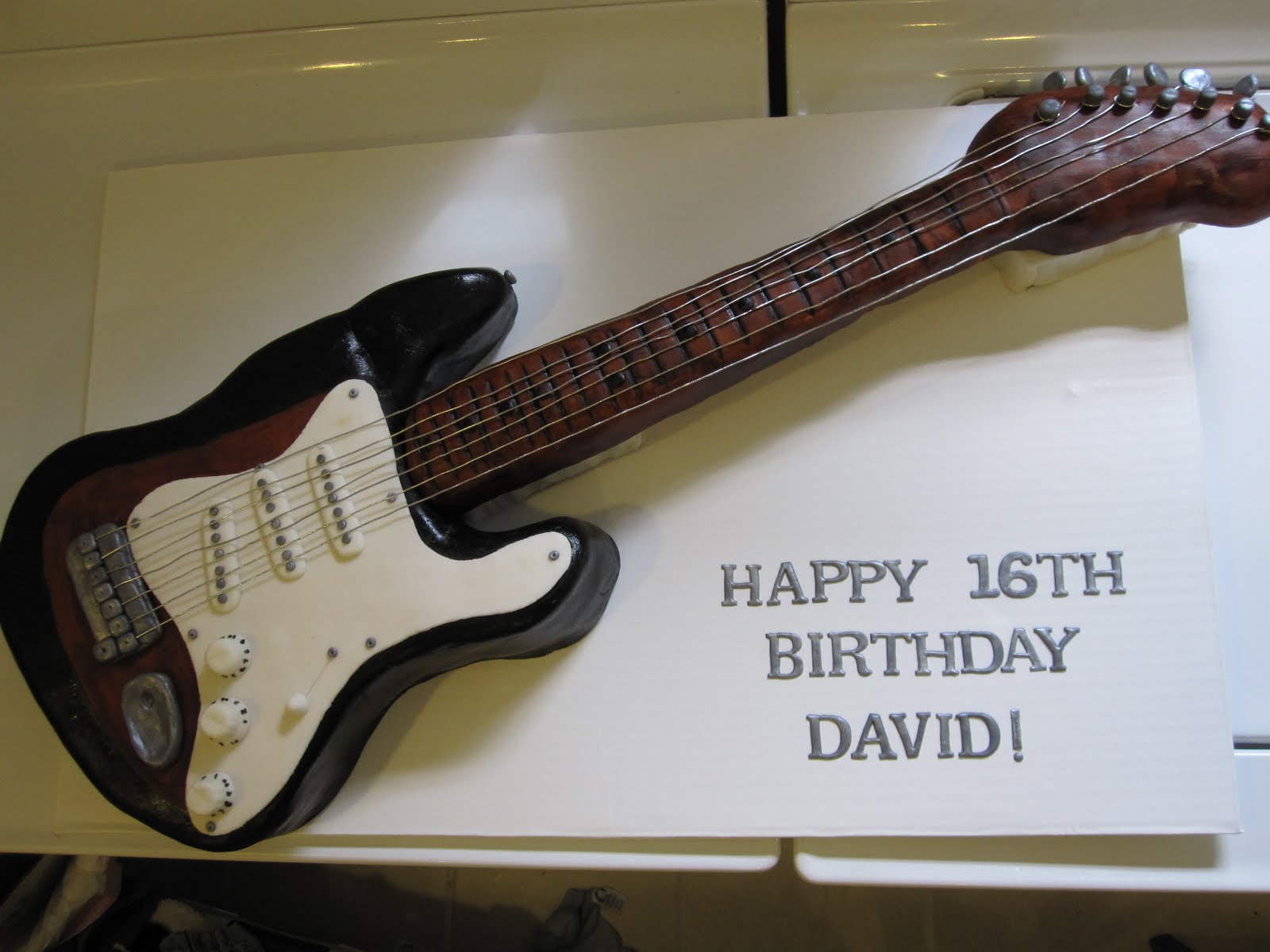 Bass Guitar Cake