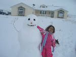 Kai'le and her Snowman