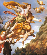 Magdalene being taken up to Heaven