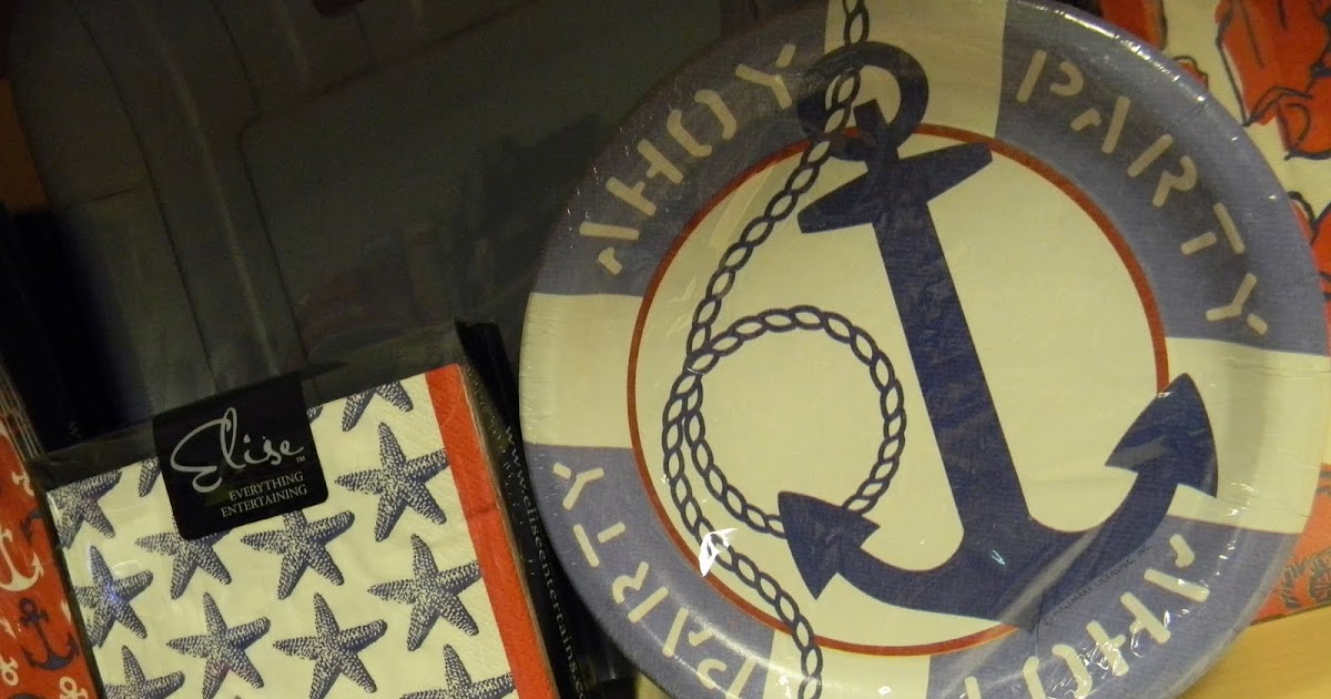 My Nautical Life Nautical napkins 'n' plates