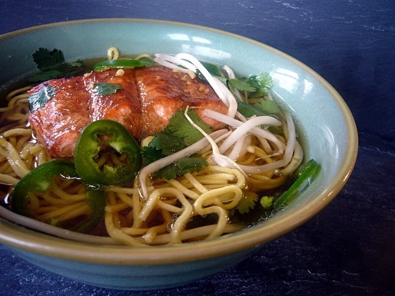 Not So Humble Pie Oishii Salmon Ramen