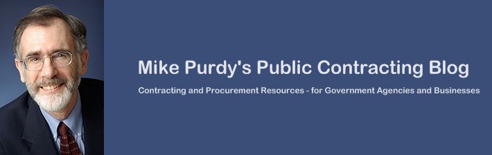 Mike Purdy's Public Contracting Blog