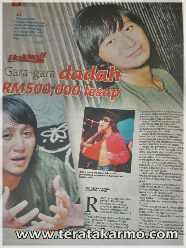 Keratan Akhbar Dadah