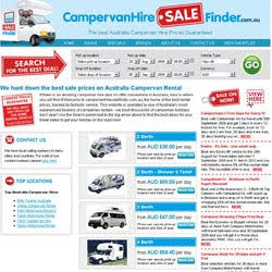 Campervan Hire Sale Finder