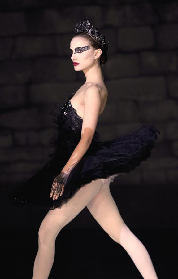 rodarte black swan gown