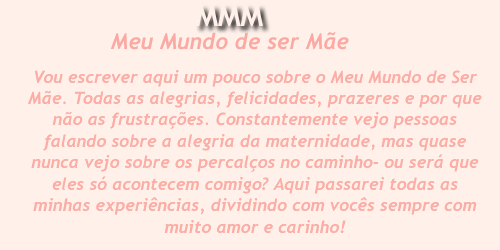 Meu Mundo de ser Mãe