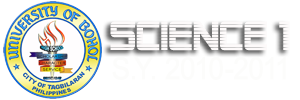 Science 1 S.Y. 2010-2011