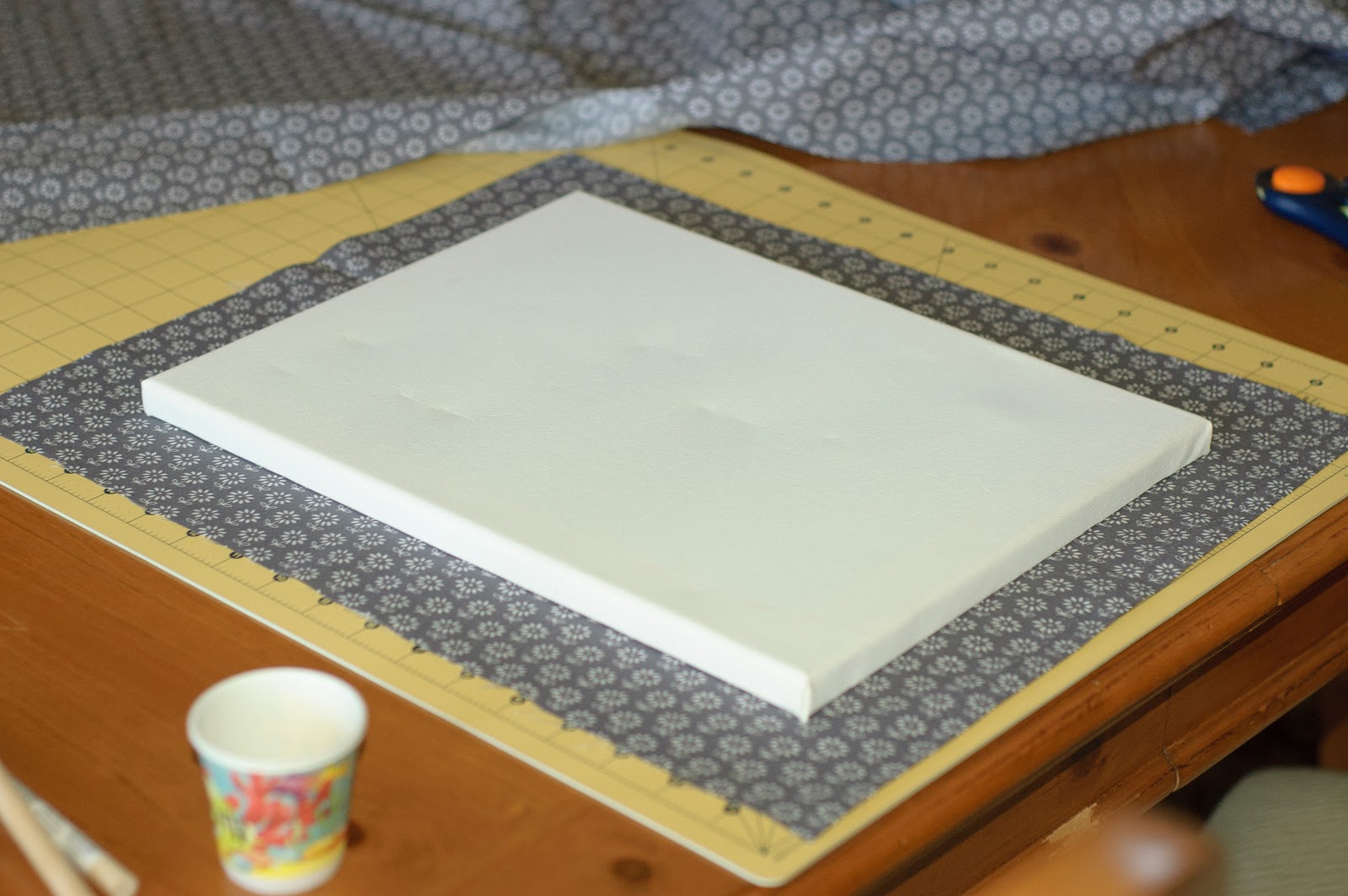 Frankly Speaking Too iLoveToCreate Decoupaged Fabric Canvases