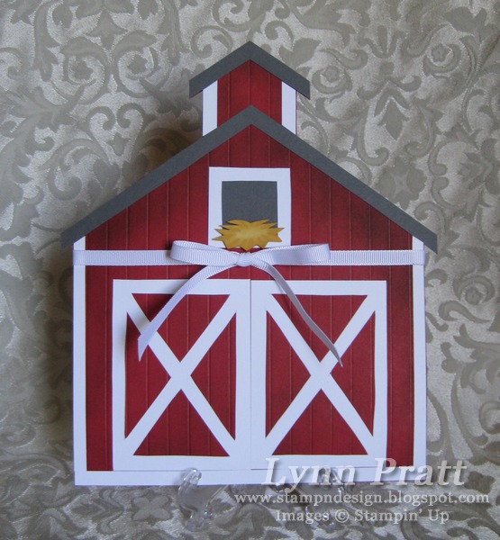 StampnDesign Barn, Sugar House, School or Church Scrapbook Album