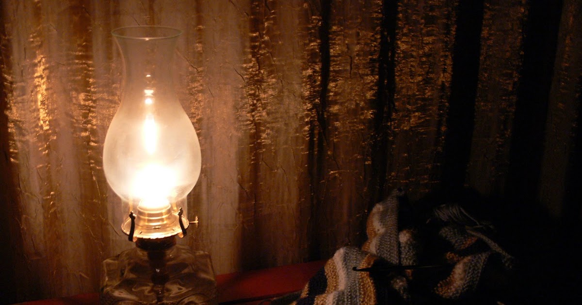 Home and the Open Road Trimming the oil lamp wick