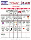 April Activity Calendar