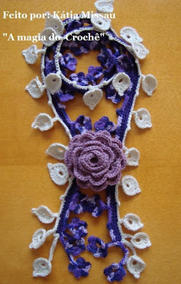 عقود الورود من الكروشي. Nature+violet