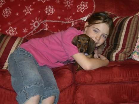 Abbigail with Bella
