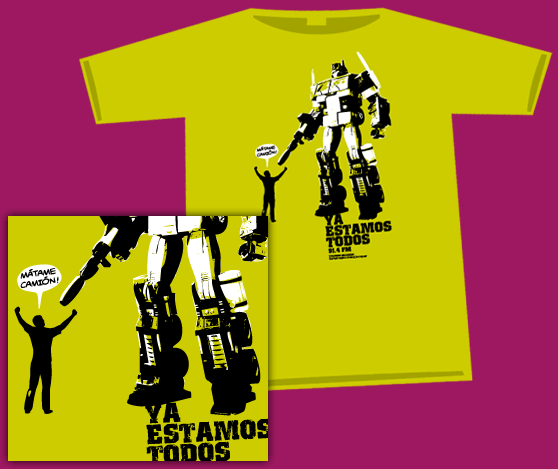 La camiseta de "Ya estamos todos"