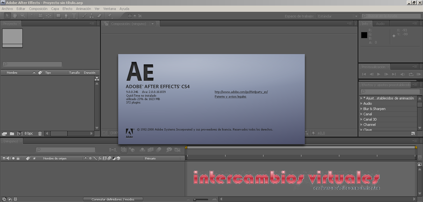 Adobe after effects cs4 multilenguaje