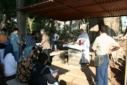 Open air private mass at the Mt of Beatitudes(Sunday 2-11-2008)