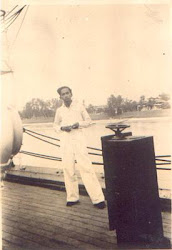 Dad Louis.J.Furtado as a young "Tally Clerk"in Bombay harbour in 1940's