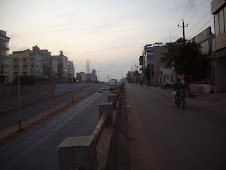 "Outer Ring Road" encircling 'Vijaya Bank colony road".(Saturday 26-9-2009)