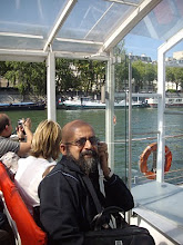 On the boat  cruising river Seine in Paris(Sunday 23-5-2010)