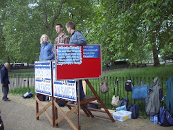 "Speakers Corner" in Hyde Park of London. (Monday 31-5-2010)