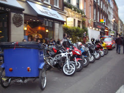 Bikes and the "Night-life" on "Friday Night" in "soho" of London(Friday 28-5-2010).