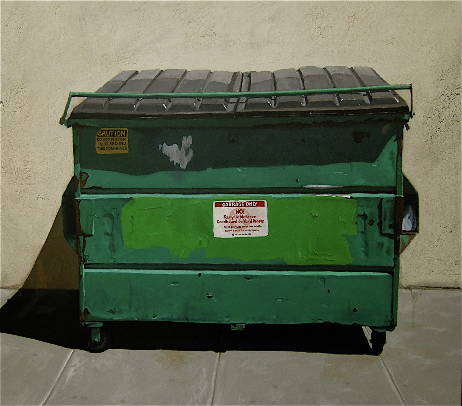 Ghosts Of The Great Highway Dumpster paintings by Rachel Maxi.