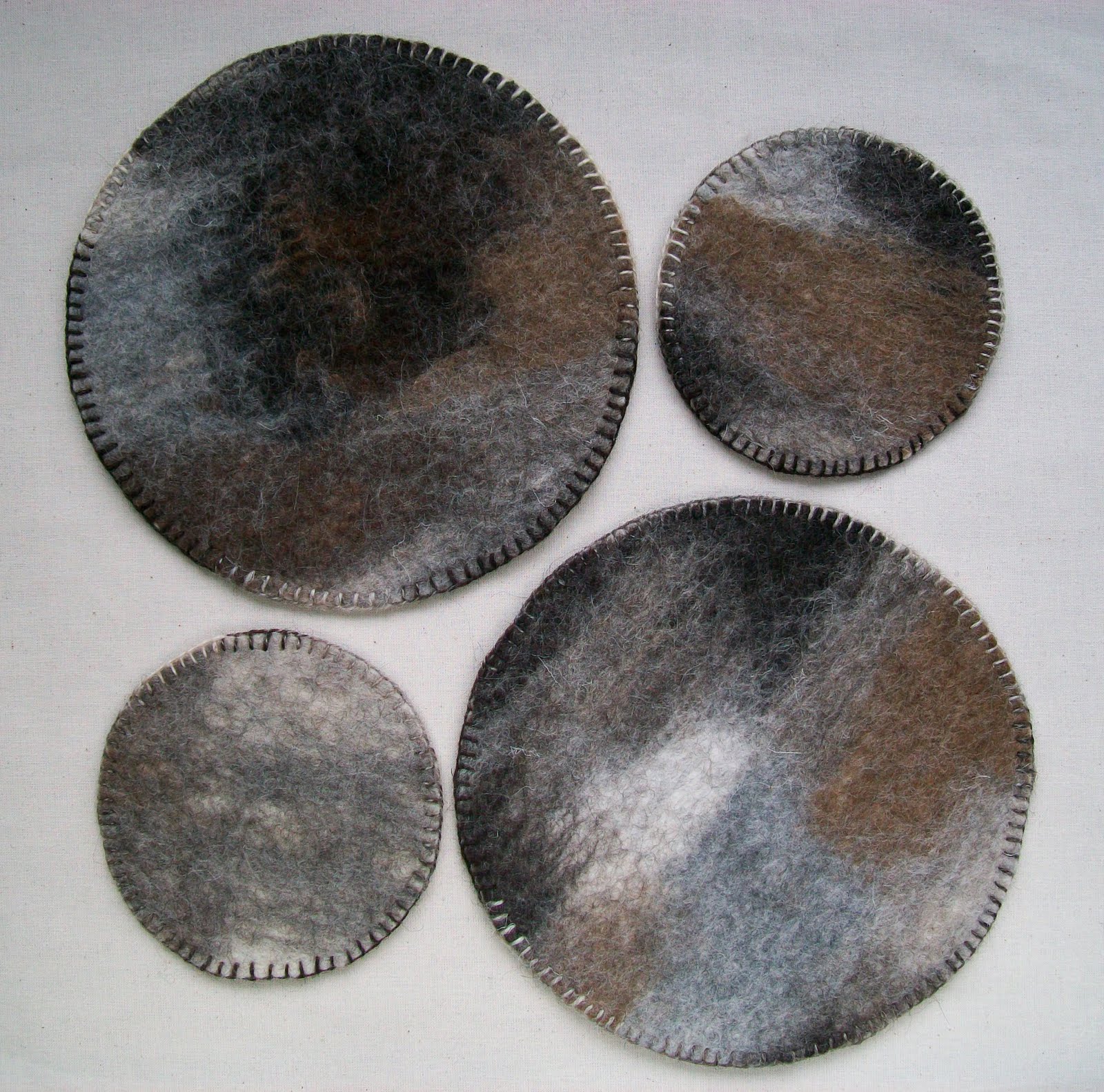 Felt by Zed Placemats, coasters and trivets