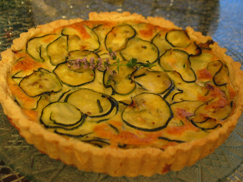 La gazette................ des fourneaux Tarte aux courgettes