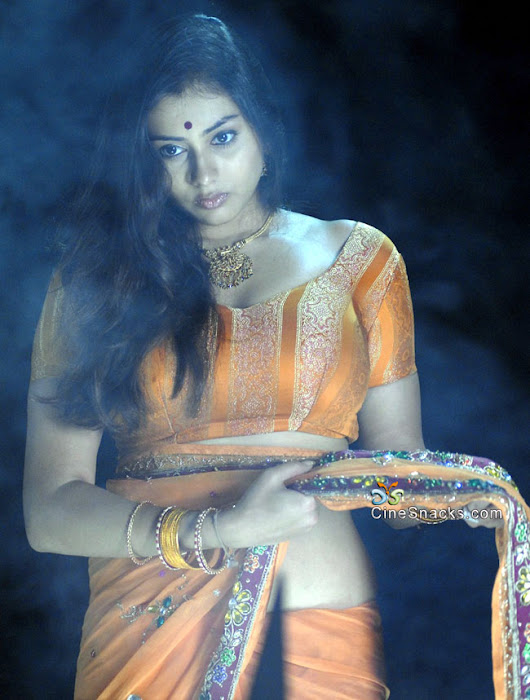 namitha in orange saree hot photoshoot