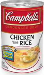 image campbells chicken and rice soup