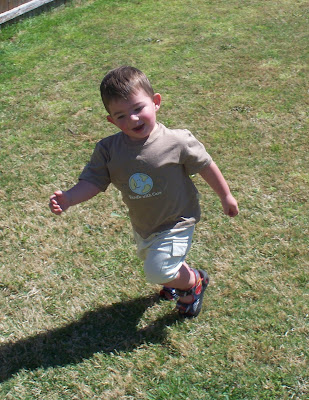 Ayden running in OG clohing