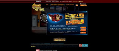 Hersheys.com/ironman, Reese's Iron Man 2 Instant Win Game