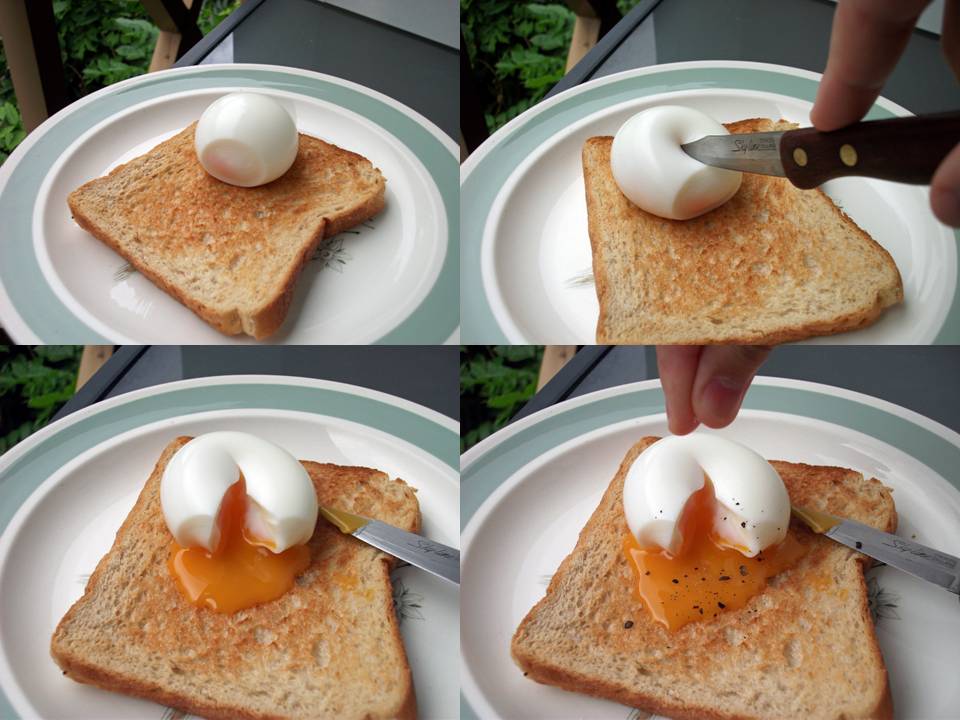 Quinn's Baking Diary How to coddle egg
