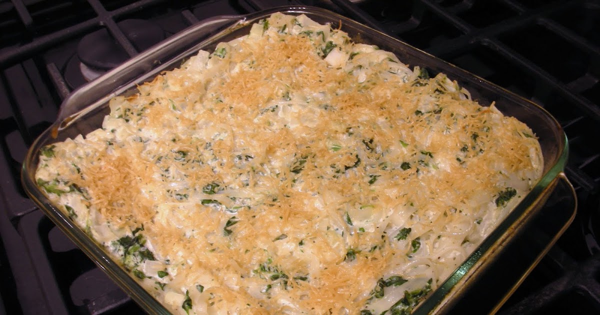 Everyday Vegan Florentine Rice Noodle Gratin