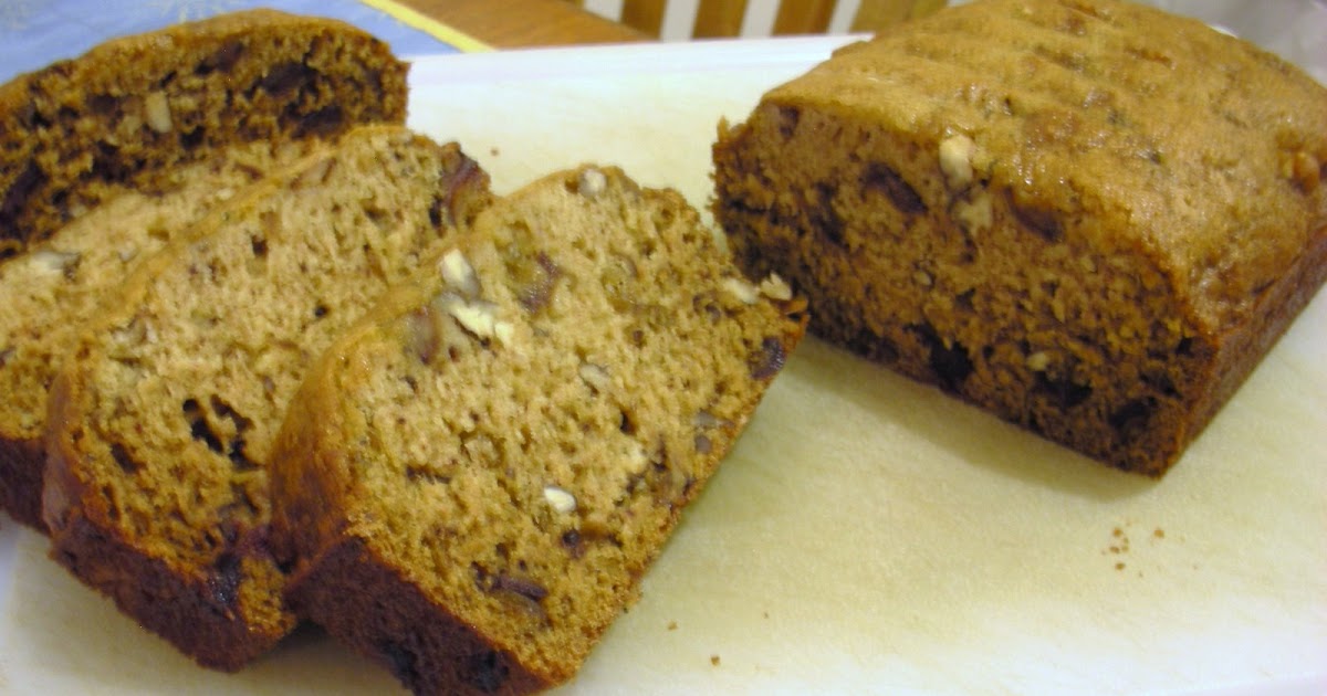 Everyday Vegan Moist 'n' Dark Date Nut Bread