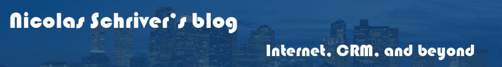 CRM and beyond, Nicolas Schriver\