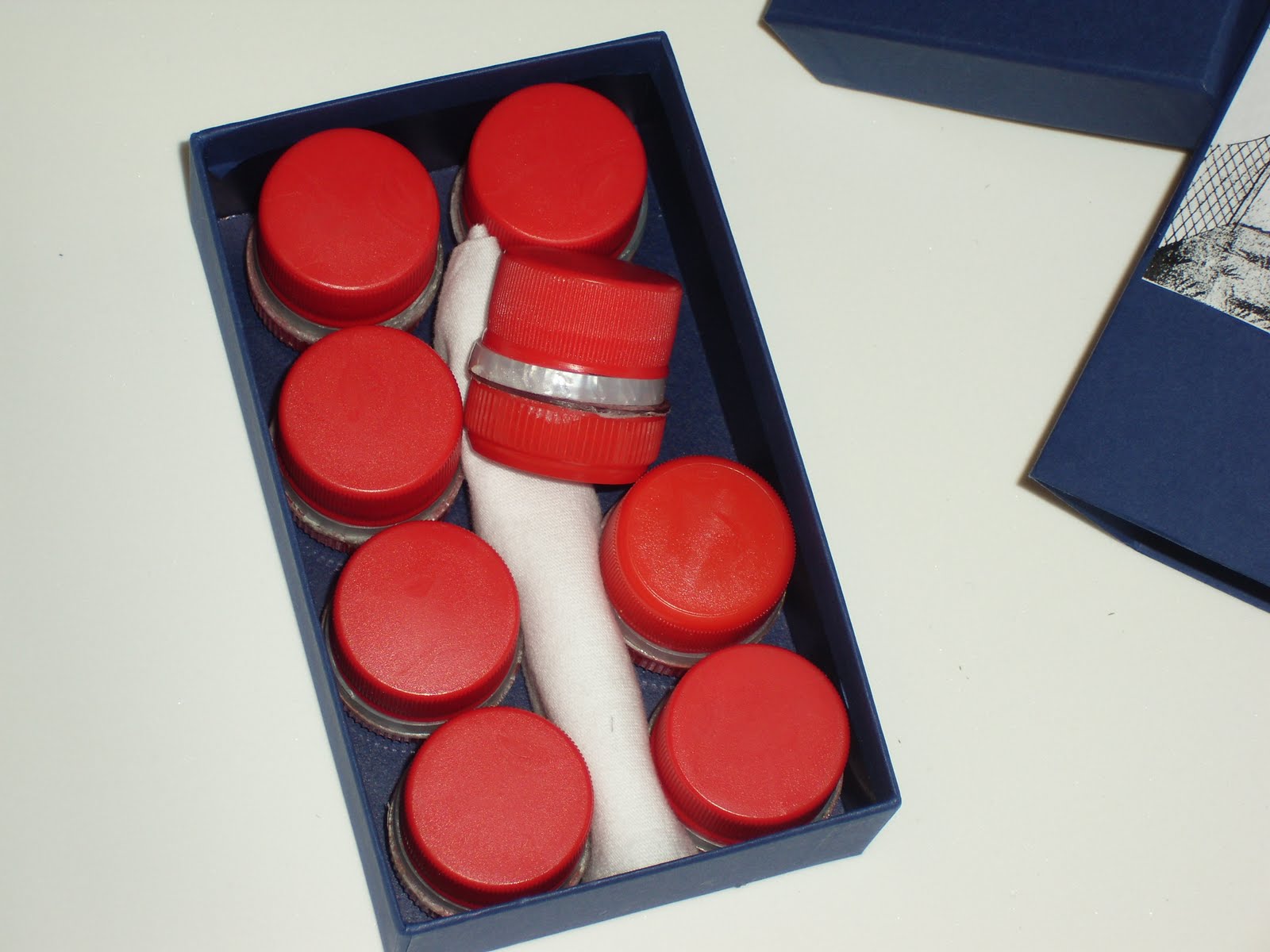 Tejiendo a maquina: Estuche para guardar pinturas preparadas