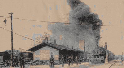 Salisbury Train Depot in 1906