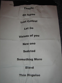 silverfish concert set list