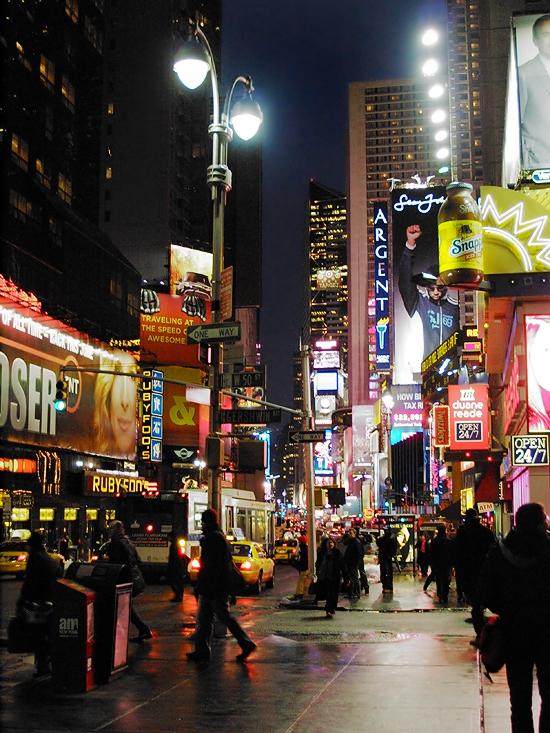 Times Square, New York - photo by Joselito Briones