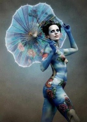 body paint art