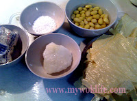 My Wok Life Cooking Blog - Dried Bean Curd, Barley with Gingko Nuts Dessert Soup (腐竹薏米白果糖水) -
